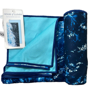 House of Clouds Beach Towel Ocean-Inspired Design Sand-free Microfiber Absorbent